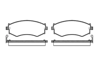 Комплект тормозных колодок, дисковый тормоз ROADHOUSE купить