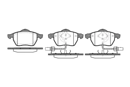 Комплект тормозных колодок, дисковый тормоз ROADHOUSE купить