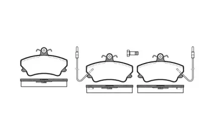 Комплект тормозных колодок, дисковый тормоз ROADHOUSE купить