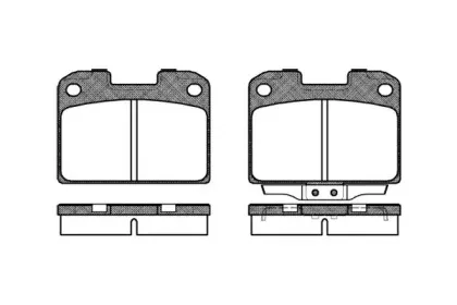 Комплект тормозных колодок, дисковый тормоз ROADHOUSE купить