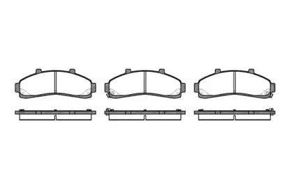 Комплект тормозных колодок, дисковый тормоз ROADHOUSE купить
