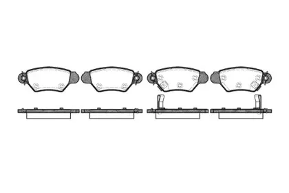Комплект тормозных колодок, дисковый тормоз ROADHOUSE купить