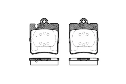 Комплект тормозных колодок, дисковый тормоз ROADHOUSE купить