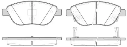 Комплект тормозных колодок, дисковый тормоз ROADHOUSE купить