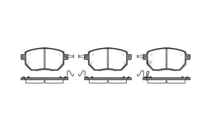 Комплект тормозных колодок, дисковый тормоз ROADHOUSE купить