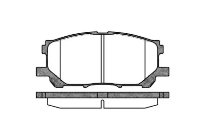 Комплект тормозных колодок, дисковый тормоз ROADHOUSE купить