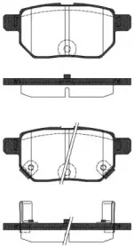 Комплект тормозных колодок, дисковый тормоз ROADHOUSE купить