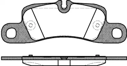 Комплект тормозных колодок, дисковый тормоз ROADHOUSE купить
