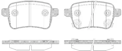 Комплект тормозных колодок, дисковый тормоз ROADHOUSE купить