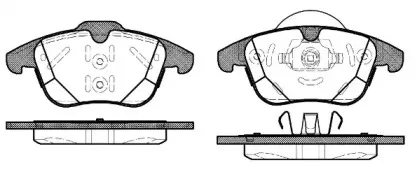 Комплект тормозных колодок, дисковый тормоз ROADHOUSE купить