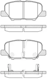 Комплект тормозных колодок, дисковый тормоз ROADHOUSE купить