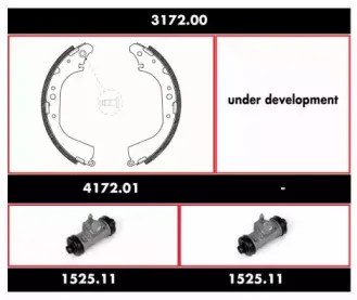 Комплект тормозов, барабанный тормозной механизм ROADHOUSE купить