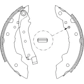 Комплект тормозных колодок ROADHOUSE купить