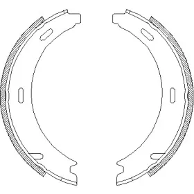 Комплект тормозных колодок, стояночная тормозная система ROADHOUSE купить