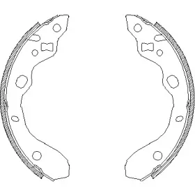 Комплект тормозных колодок ROADHOUSE купить