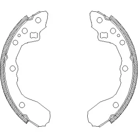 Комплект тормозных колодок ROADHOUSE купить