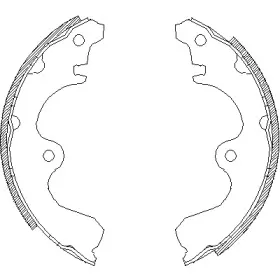 Комплект тормозных колодок ROADHOUSE купить