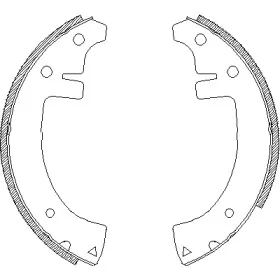 Комплект тормозных колодок ROADHOUSE купить
