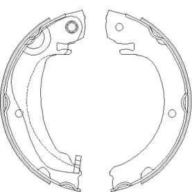 Комплект тормозных колодок, стояночная тормозная система ROADHOUSE купить