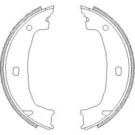 Комплект тормозных колодок, стояночная тормозная система ROADHOUSE купить