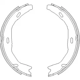 Комплект тормозных колодок, стояночная тормозная система ROADHOUSE купить