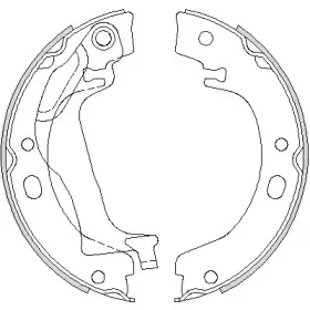 Комплект тормозных колодок, стояночная тормозная система ROADHOUSE купить