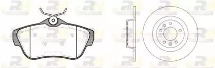 Комплект тормозов, дисковый тормозной механизм ROADHOUSE купить