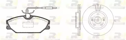 Комплект тормозов, дисковый тормозной механизм ROADHOUSE купить