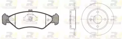 Комплект тормозов, дисковый тормозной механизм ROADHOUSE купить