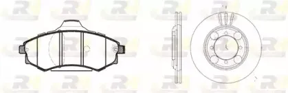 Комплект тормозов, дисковый тормозной механизм ROADHOUSE купить