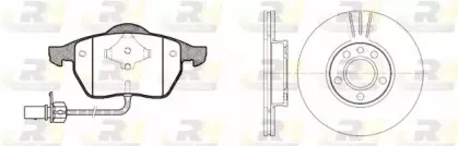 Комплект тормозов, дисковый тормозной механизм ROADHOUSE купить