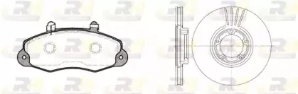 Комплект тормозов, дисковый тормозной механизм ROADHOUSE купить