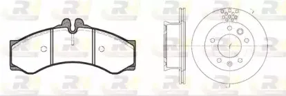 Комплект тормозов, дисковый тормозной механизм ROADHOUSE купить