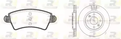 Комплект тормозов, дисковый тормозной механизм ROADHOUSE купить