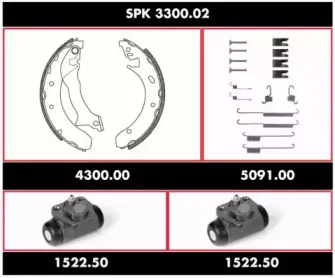 Комплект тормозов, барабанный тормозной механизм ROADHOUSE купить