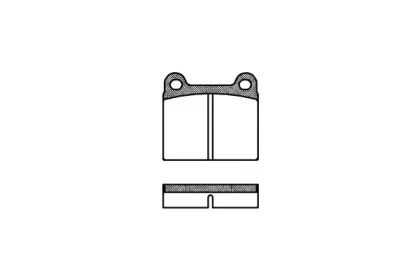 Колодки гальмівні дискові REMSA купить