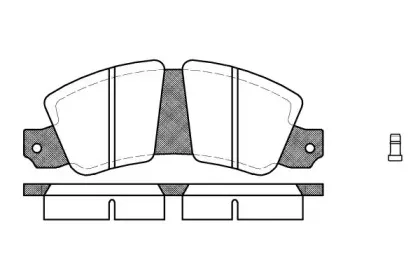 Комплект тормозных колодок, дисковый тормоз REMSA купить