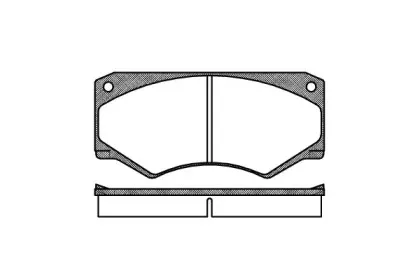 Комплект тормозных колодок, дисковый тормоз REMSA купить