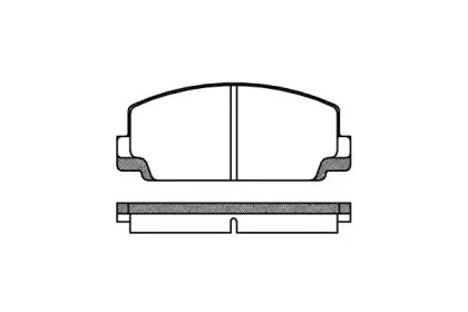 Комплект тормозных колодок, дисковый тормоз REMSA купить
