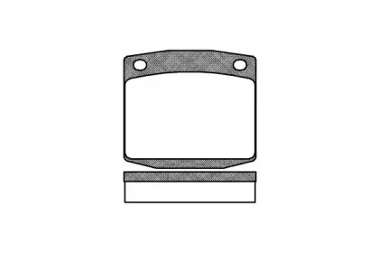 Комплект тормозных колодок, дисковый тормоз REMSA купить