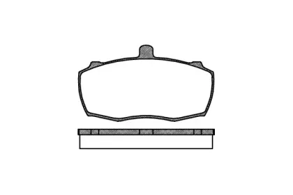 Комплект тормозных колодок, дисковый тормоз REMSA купить
