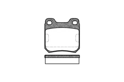 Колодки гальмівні дискові REMSA купить