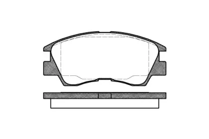 Комплект тормозных колодок, дисковый тормоз REMSA купить