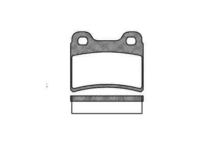 Комплект тормозных колодок, дисковый тормоз REMSA купить