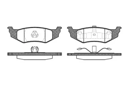 Колодки гальмівні дискові REMSA купить