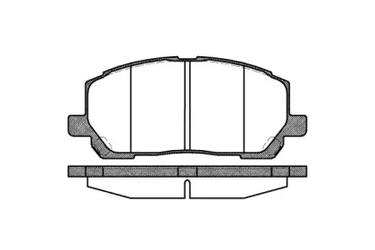Колодки гальмівні дискові REMSA купить