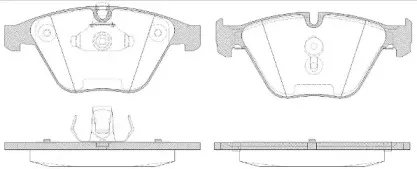 Колодки гальмівні дискові REMSA купить