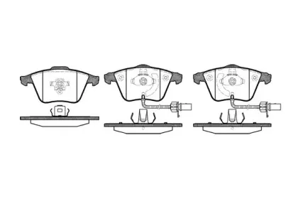 Колодки гальмівні дискові REMSA купить