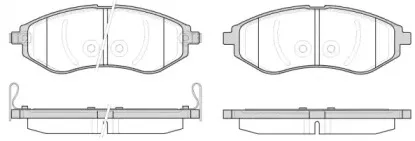 Колодки гальмівні дискові REMSA купить