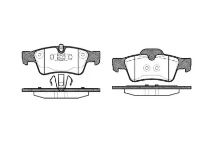 Колодки гальмівні дискові REMSA купить